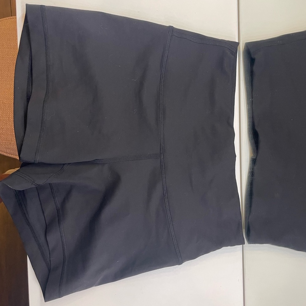 Wunder Train Black Shorts (4 in inseam)
